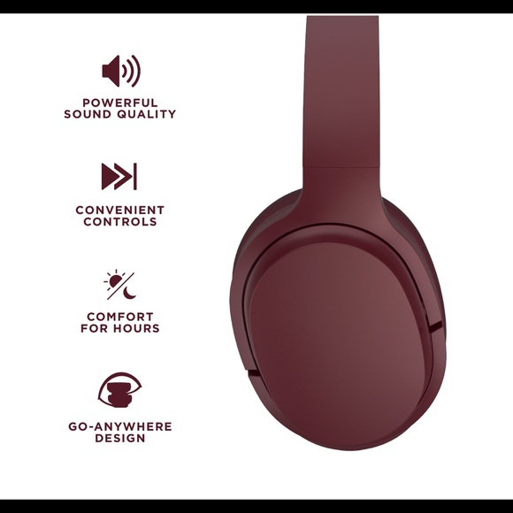 iTech Fusion 2 Unisex Burgundy Smart
Watch with Wireless Headphone - Picture 7 of 16